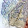 Wide 130cm Concave Piece Of High Elasticity Mesh Fabric For DIY Evening Dress Clothing DIY Party Dresses Sequins Fabric