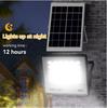 Solar Outdoor Multi-power LED Energy-saving Waterproof Floodlight Remote Control Corridor Garden Garden Balcony Garage Lighting