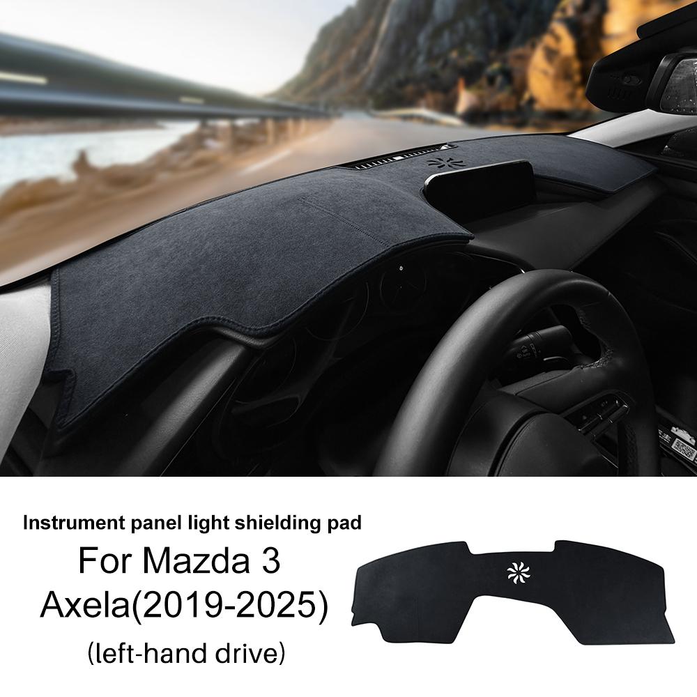 Flannel Car Dashboard Cover For Mazda 3 BP Axela 2019 2020 2025 2025 2025 2025 2025 Sun Shade Mats Instrument Panel Case Carpets