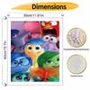 Disney Inside Out Joy Sadness Anger Disgust Fear Oil Painting Painting Art Handmade Diy Painting Home Decoration Gift