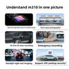 70 Miles Driving Recorder M310 Panoramic High Definition Car Parking Monitoring 24 Hours Parking Monitoring
