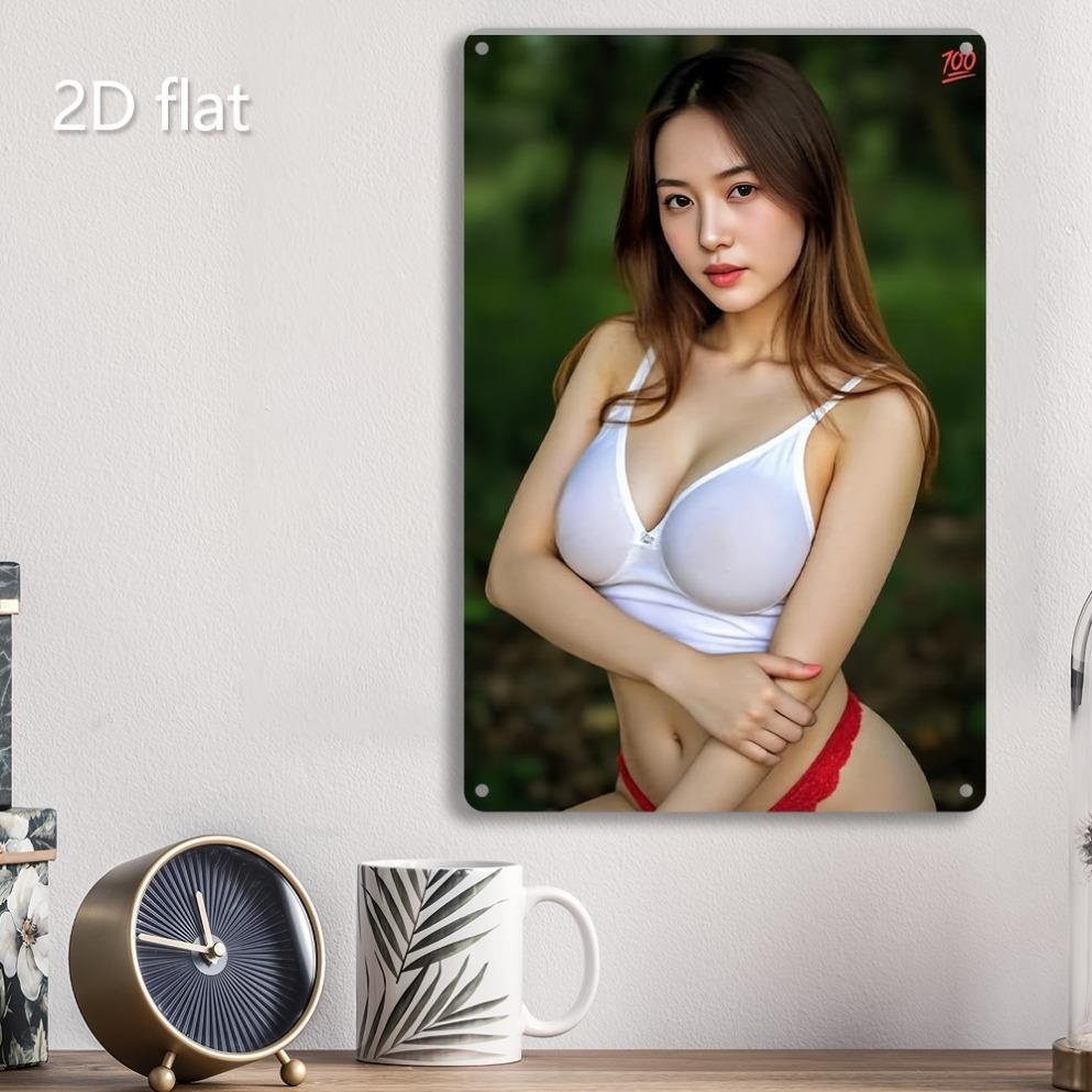 

Fashion Metal Wall Art Decor Weatherproof Iron Plaque 20x30cm PreDrilled for Home Office Garden Indoor Outdoor Hanging Dec 20x30cm