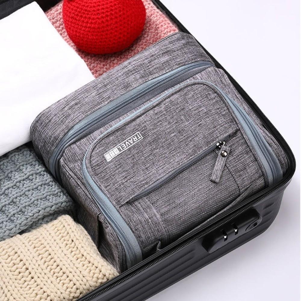 Multifunctional Hanging Makeup Bag Solid Color Toiletry Bag Cosmetic Organizer  Personal Care