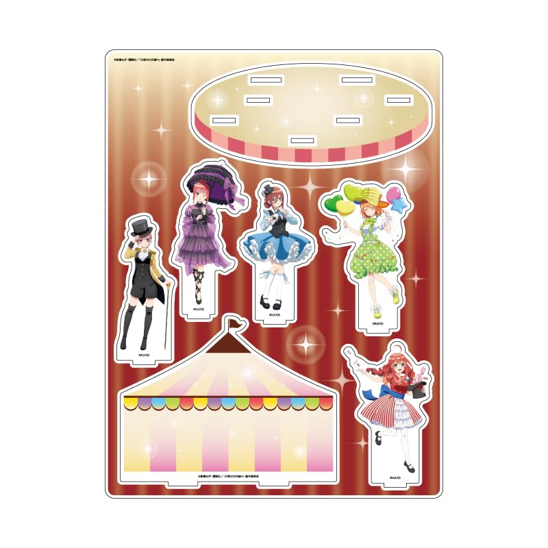 

The Quintessential Quintuplets 06 Group Design Circus Acrylic Diorama Ver. [Official Illustration]