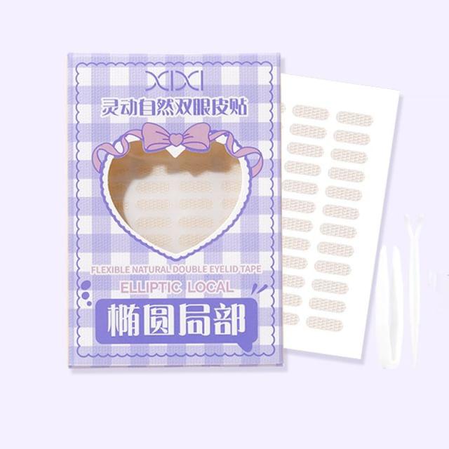 xixi - Flexible Natural Double Eyelid Tape - Elliptic Local #Mix Shape - 200 pcs