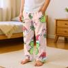 Children's Versatile Christmas  Print Pocket Plush Casual Pants Pajama Pants Home Pants