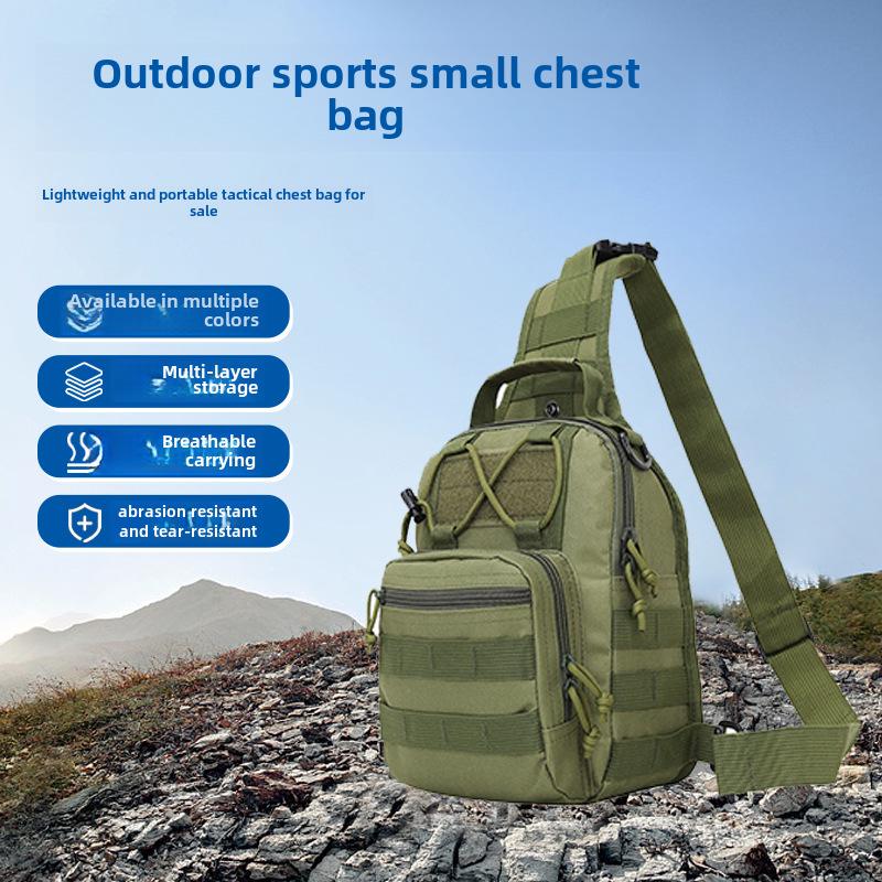 Men's Outdoor Tactical Chest Bag - Travel & Sport Shoulder Messenger Bag