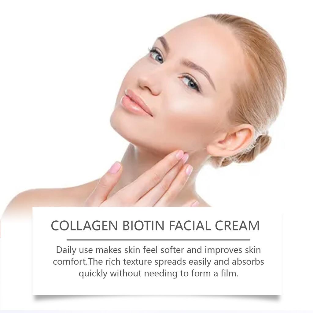 Collagen Moisturizing Cream for Face – Lightweight Hydrating Facial Cream, Nourishing Skin Softening Daily Face Moisturizer