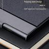 Men's and Women's Portable Stainless Steel Leather Business Card Holder