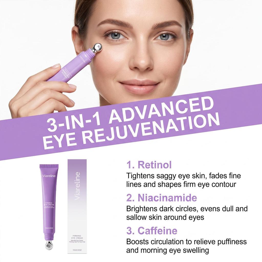 VIARELINE Contour Care Eye Cream for Soft, Smooth, Delicate Eye Area