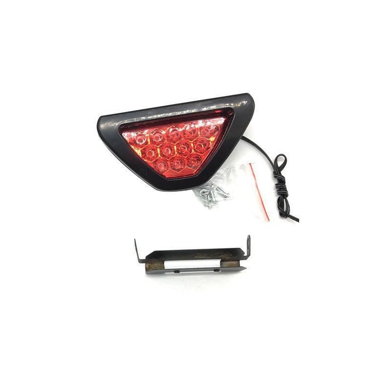 

Car Triangle Tail Lights Brake Light Fog Lamp Light Universal Red LED Flash Bulbs