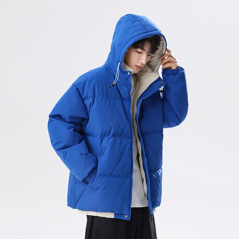 

Зимняя теплая куртка с капюшоном для мужчин, повседневное ветрозащитное пальто, утепленная толстая парка, мужские стеганые куртки на молнии, утепленные куртки с капюшоном 3XL