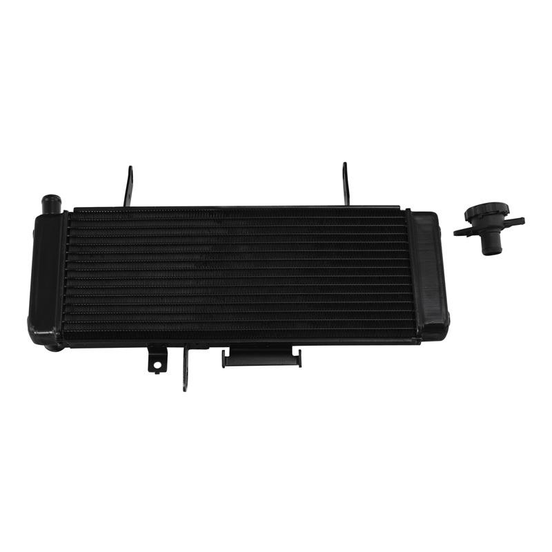 Motorcycle Radiator Cooler Aluminum Black For SUZUKI SV650S SV650A SV650SA 2003-2004