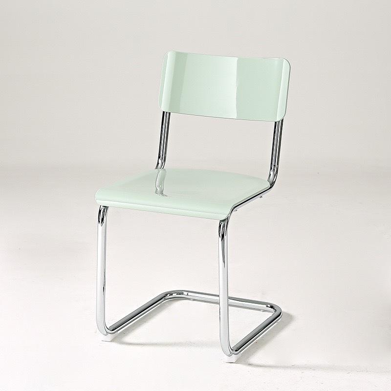 Modern Dining Chair, Morandi Color Backrest