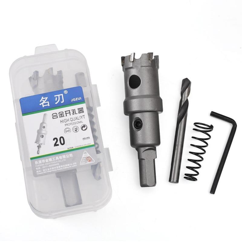 Stainless Steel Alloy Hole Puncher 20mm 21mm 22mm 23mm 24mm Carbide Tip Drill Bit Hole Saw Home Hardware Parts Accessories
