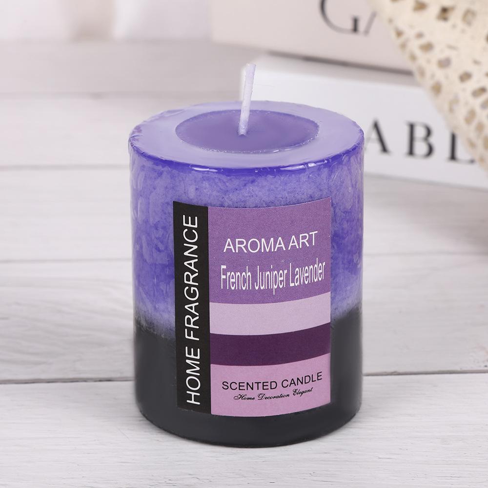 Handmade Retro Cylindrical Scented Candles for Home Non-romantic Emergency Lighting Wedding Church Candles