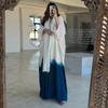 MQ100 Tie-dye Abaya Cloak: Summer European & American Trend Cardigan Dress