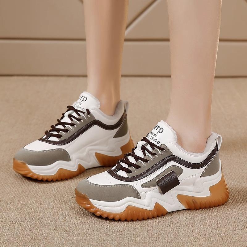 Dad Shoes 2025 Autumn New Women's Shoes Versatile Shoes Platform Women's Sports Shoes Korean Version Casual Shoes