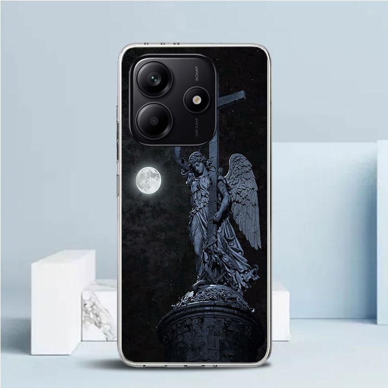 

Archangel Michael Soft Cover for Xiaomi Redmi Note 15 14 13 12 Pro Plus Phone Case 14S 11S 11T 11E 10S 10 4G Pattern Shell Redmi Redmi Note 14 Pro 5G