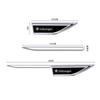 Hub Caps Metal Car Decals For Volkswagen VW R Line Golf 8 Beetle Scirocco Passat Sharan Tiguan Jetta Trunk Sticker Fender Side V fshm03