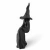 Black Sitting Witch Statue Retro Spooky Bookshelf Ornament  Home Decoration