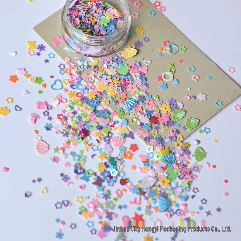 Macaron Irregular Shape Glitter for DIY Nail Art & Accessories