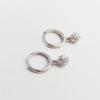 S925 Silver Zircon Diamond Earrings: Simple, Elegant, All-Match Ear Jewelry