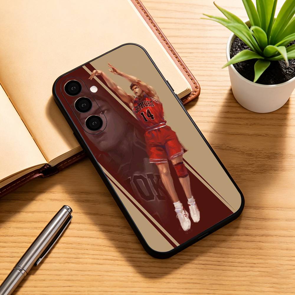 

Anime basquete-E Phone Case Black Silicone Soft For Samsung Galaxy A73,A72,A71,A70,A53,A52,A51 Samsung a13 5g