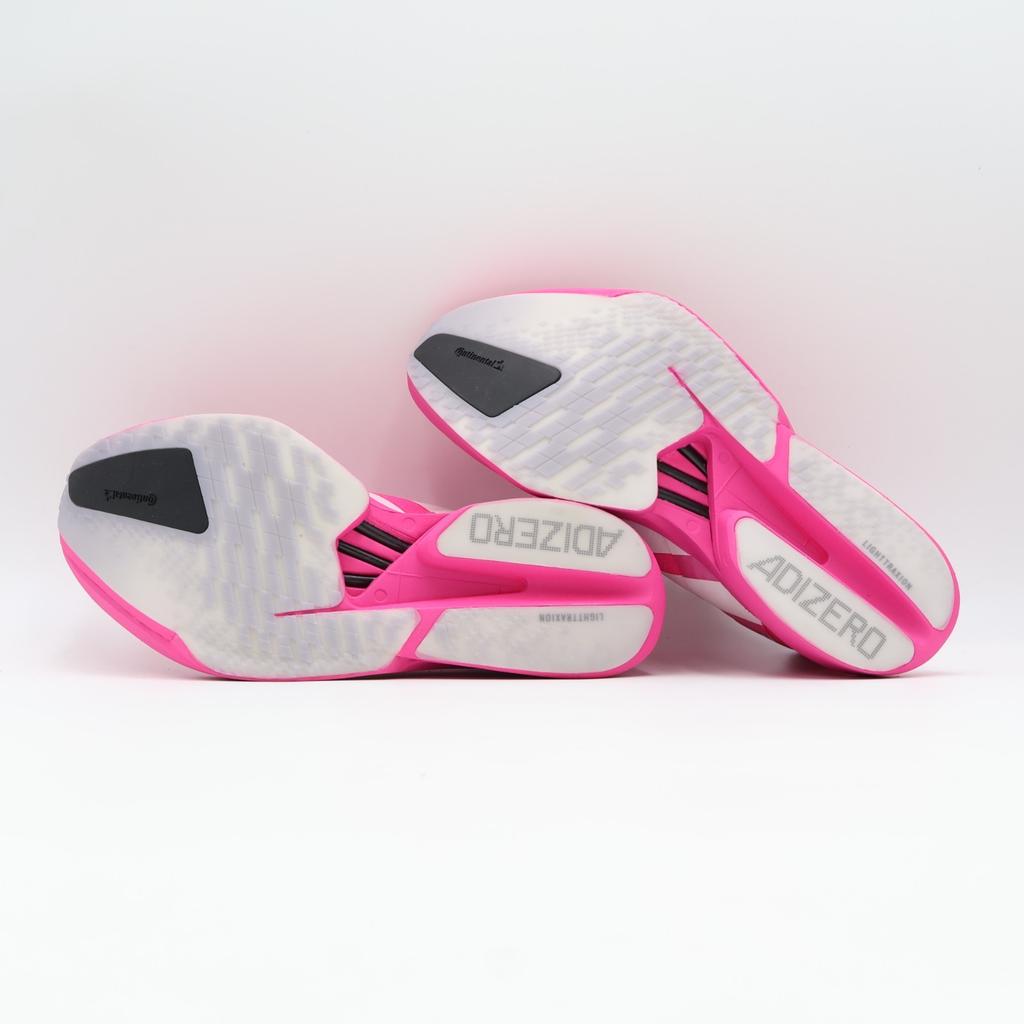 JR1269 Adidas Adizero Adios Pro 4 Shock Pink Zero Metallic Aurora Plum (Men's)