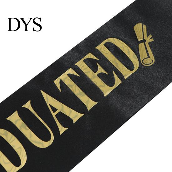Graduation Ceremony Sash Class of 2026 Grad Honor I Adjustable Graduated Satin for Congrats Graduates Party Supplies Customizable Length