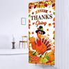 Thanksgiving Party Decorations Large Size Happy Thanksgiving Door Cover for Fall Thanksgiving Party Decorations,71x35 Inch