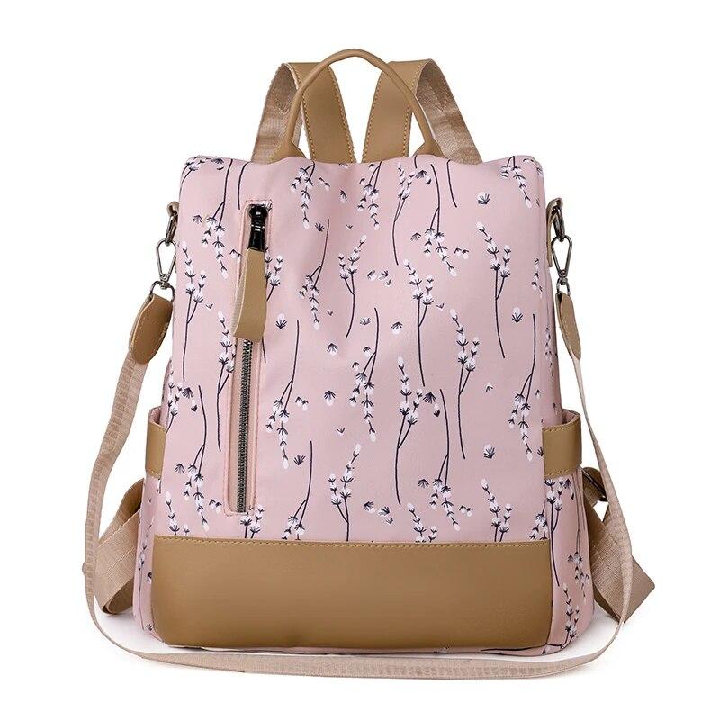 

2026 Waterproof Oxford Women Backpack Anti-theft Backpacks Shoulder Bags for Teenager Girls Large Capacity Travel School Bags рожевий