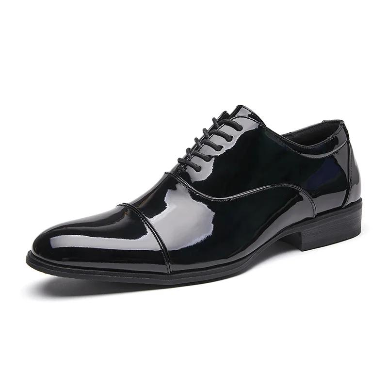 

Business Leather Shoes For Men Autumn Luxury Comfortable Flats Black White Office Career Casual Shoe Non Slip 46