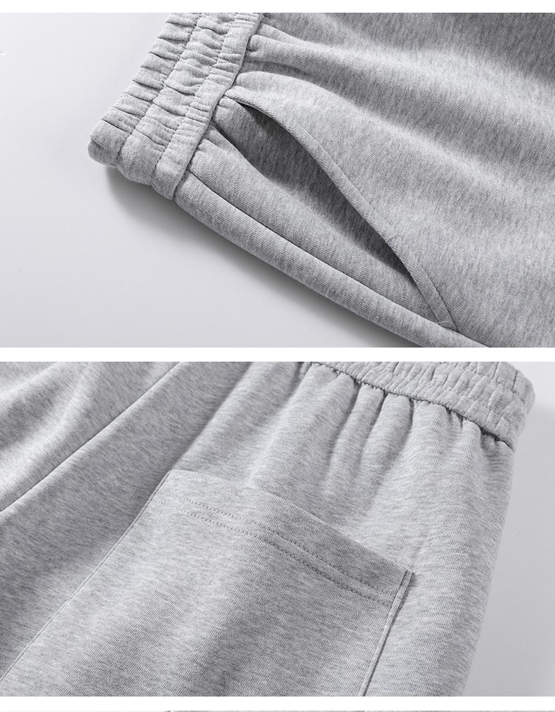 ACU Men's Gray Drawstring Sweatpants: Loose, Straight Leg, Versatile Casual for Spring & Autumn 2025