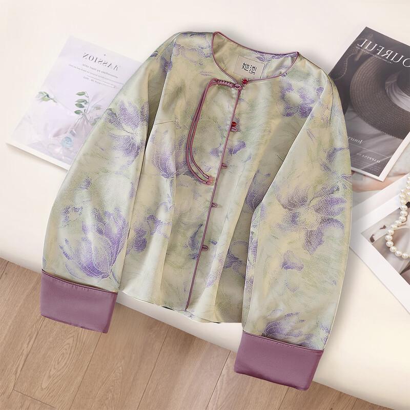 

Женская куртка в улучшенном новом китайском стиле с цветочным принтом от Tachik L