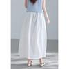 VICTORIA&VERA Drawstring A-Line Midi Skirt