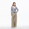 Veromoda 2025 Autumn Cotton Belted Loose Fit Carrot Pants