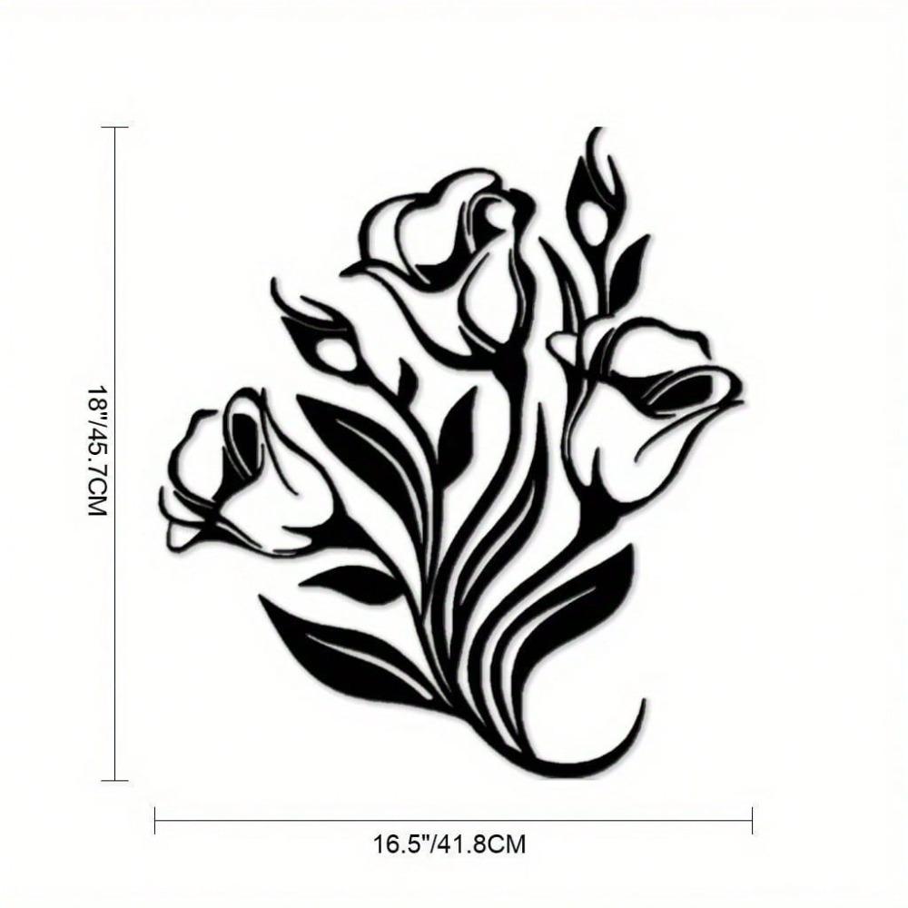 Metal Wall Art Decor Simple Modern Home Living Room Wall Decor Gift