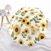 1pc Sunflower Print Auto-Fold Umbrella with One-Touch Open/Close - 8 Reinforced Ribs for Windproof Stability,  Yy251118195