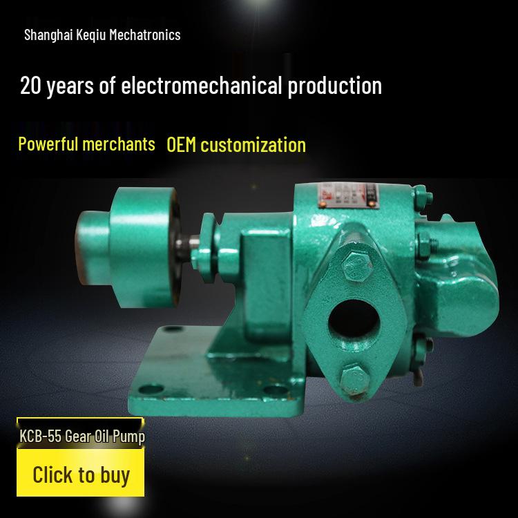 Shanghai KeQiu KCB-55 WCB Stainless Steel Gear & Centrifugal Self-Priming Oil & Lubrication Pump