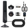 Digital TV Antenna 1080P Standing Suction Cup Supporting 4K 50-Mile Range Free Local Channels All Television
