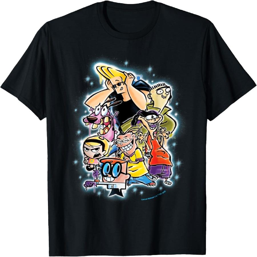 Cartoon Network Glowing Characters T-Shirt XXXXXL чёрный