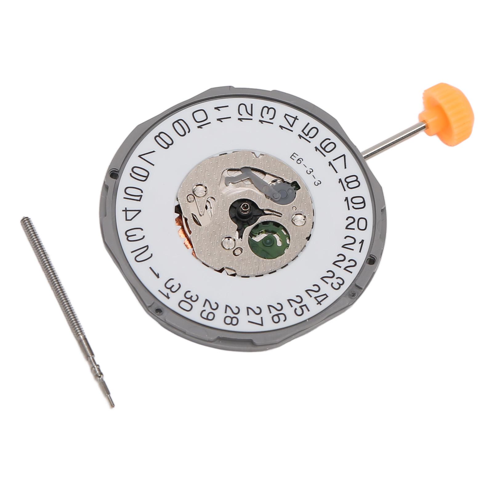 

3 Pin Quartz Watch Movement Repair Part for 1M12 Quartz Watch Easy Setup Watch Movement Accessories Date 3