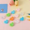 10Pcs Heart Shape Bulldog Grip Clips Food Bag Sealing Clamp Paper File Ticket Binder Photo Organizer Kitchen Office School