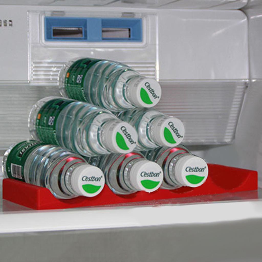  Wine Bottle Organizer Holder Silicone Stacker Cans Fridge Mats Beverages Racks