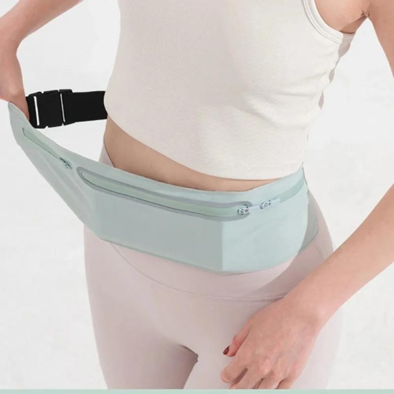 Sports Waist Pack Fanny Pack Wallet Adjustable Men Women Running Pouch Belt Portable Phone Holder Gym Bum Outdoor Running Bags