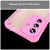 For Samsung Galaxy A37 5G Case PC + TPU Semi-Transparent Frosted Finish Protective Phone Cover