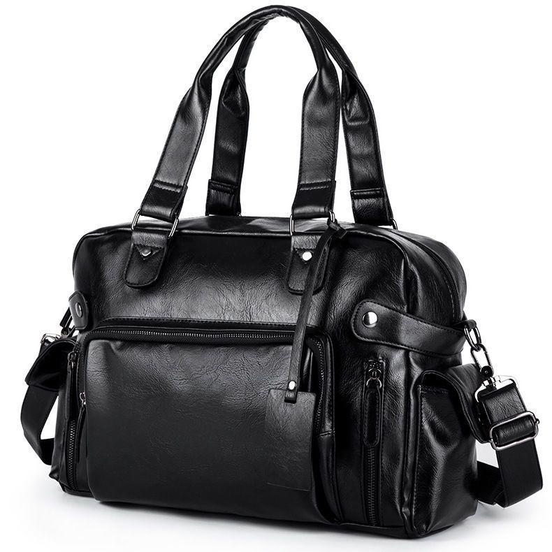 Men's Business Casual Crossbody Laptop Briefcase & Backpack