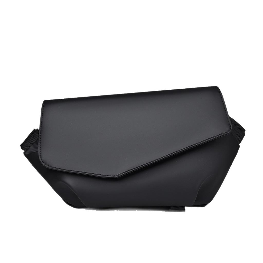 Men's Motorcycle Crossbody Bag Water-proof Multifunctional Chest Bag Trendy and Cool Slant Shoulder Bag