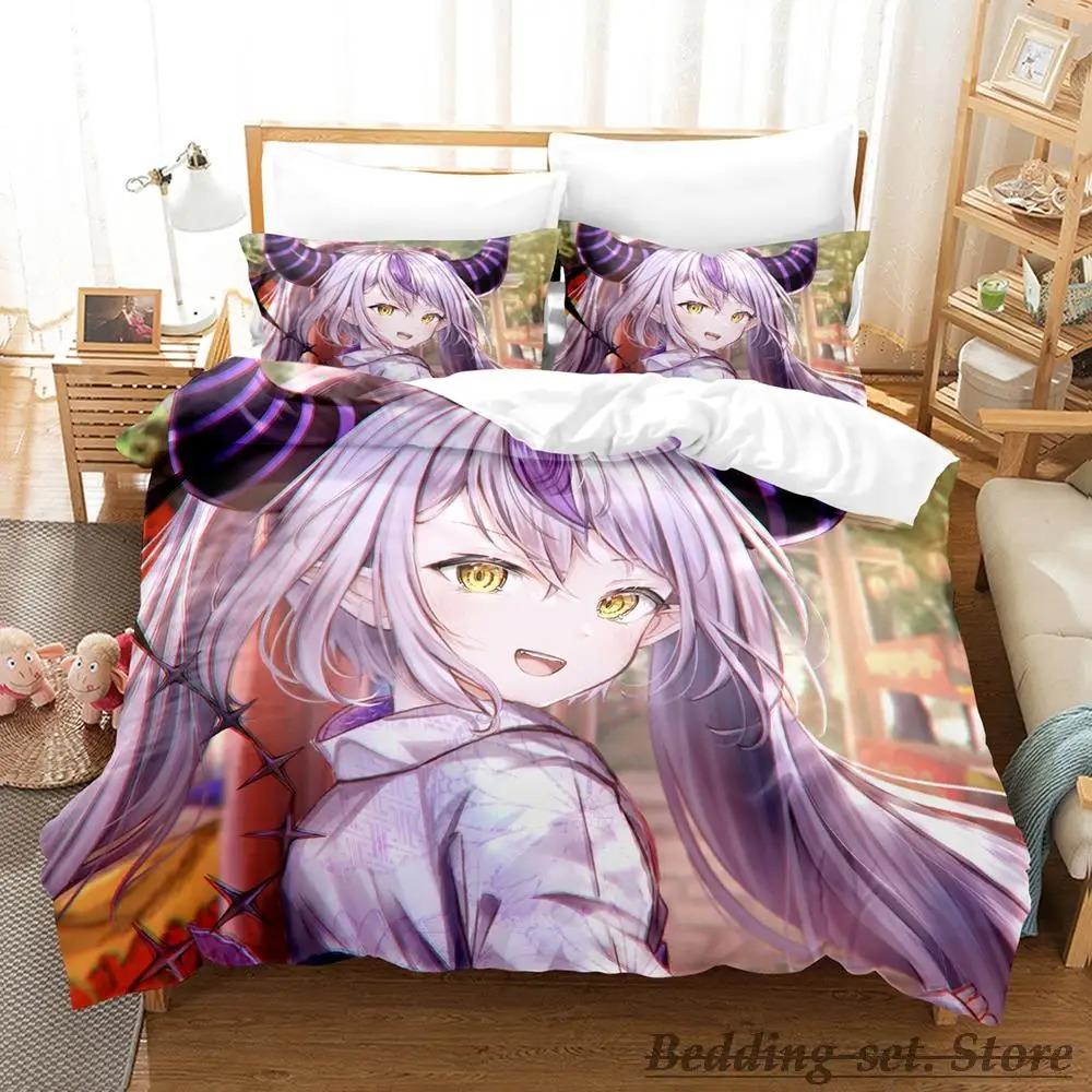 

Современный Мягкий Односпальный Двуспальный Полный Queen King La Darknesss Размер Кровать Взрослый Детская Спальня Комплекты Пододеяльников Аниме Постельное белье Одеяло Comforter (quilt)-EU Single(135*200cm)3pcs